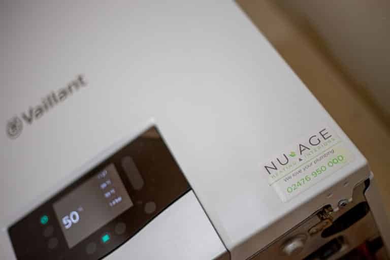 Vaillant boiler serviced by Nu Age Heating & Interiors